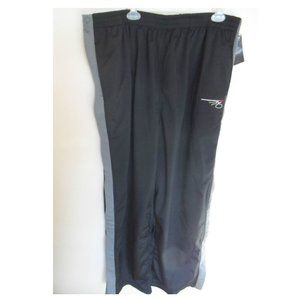 New Shaq Boys Athletic Snap Pants Black/Grey Size: XL